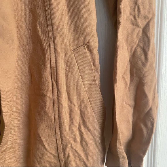 LONG TAN TRENCH COAT - Picture 6 of 10